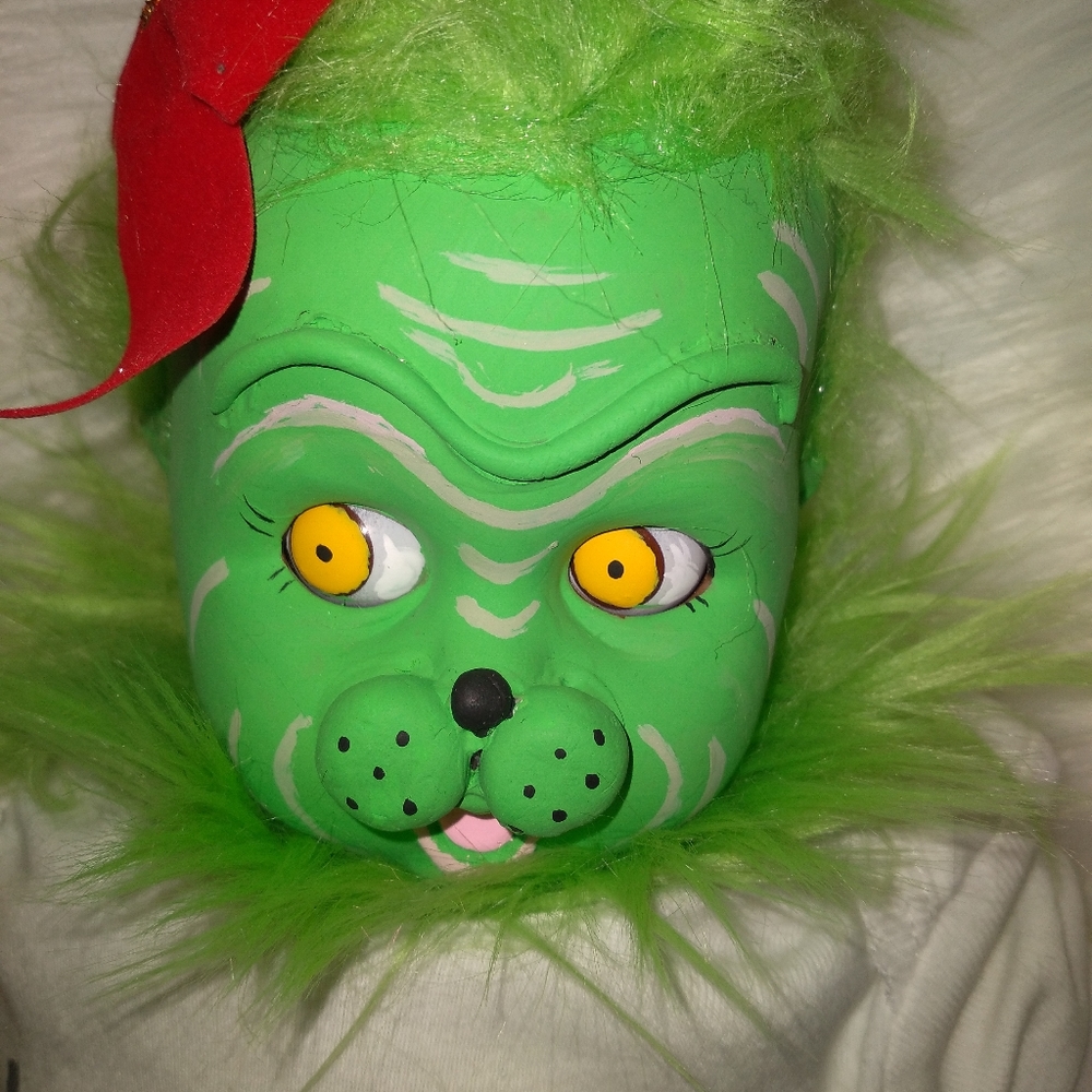 Handmade custom reborn Grinch doll - Picture 8 of 11